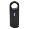 Black Slim Torch Metal Lighter - inverted flame with patented grip circle