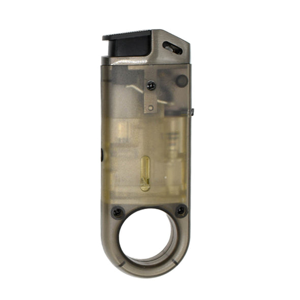 Dissim Slim Clear Soft-Flame Lighter - Gray Clear Body