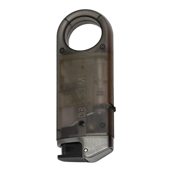 Dissim Clear Slim Torch Lighter - Gray Clear Design