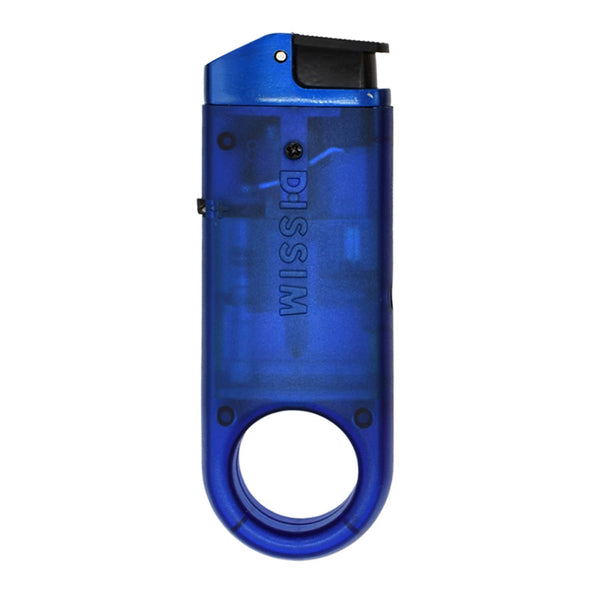 Dissim Clear Slim Torch Lighter - Blue Clear Design