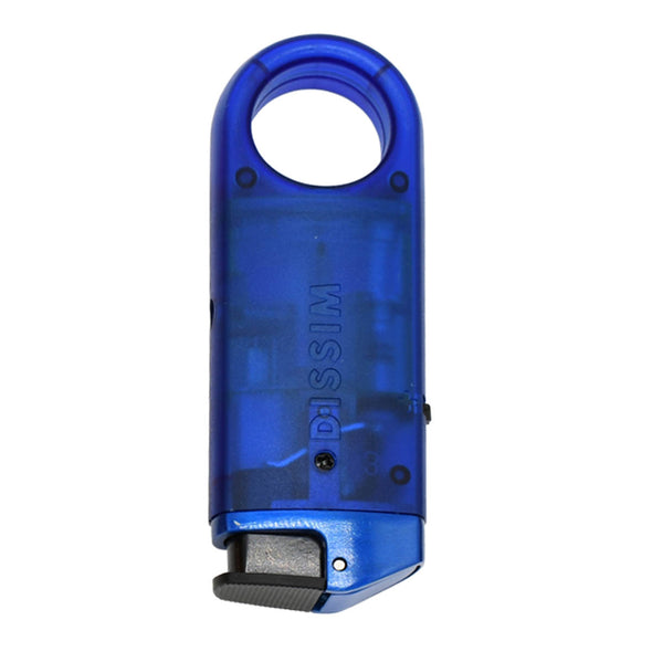 Dissim Clear Slim Torch Lighter - Blue Clear Design
