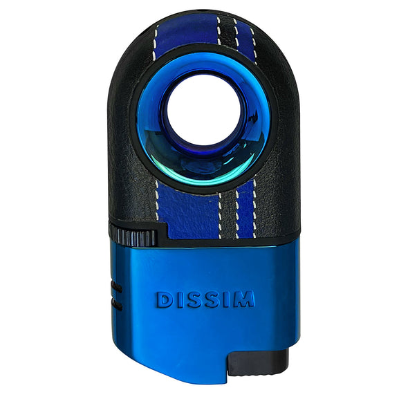 Luxury Torch Lighter Turismo-Luxe Racing Series - Blue w/ Blue Race Stripes