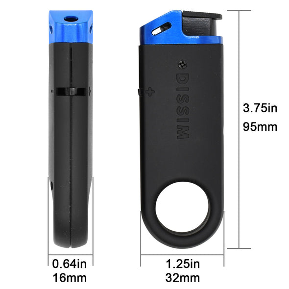 Dissim Slim Soft-Flame Lighter - Blue