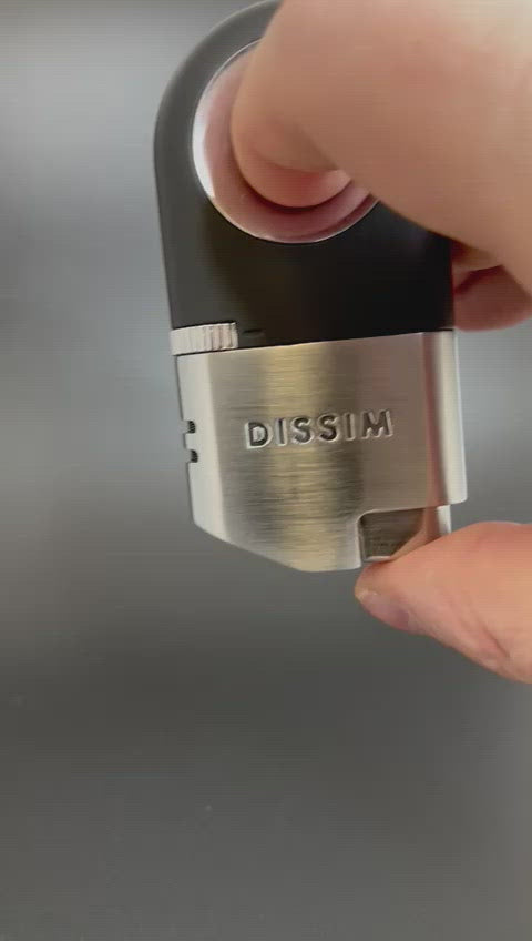 Dissim Hammer Butane TORCH Lighter - SILVER