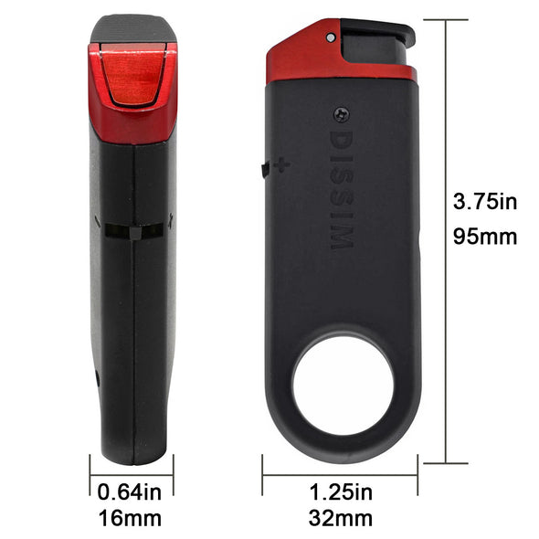 Dissim Slim Torch Lighter - Red
