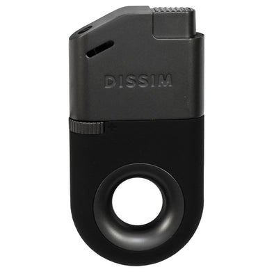 Dissim Gray / Black Soft Flame Butane Lighter