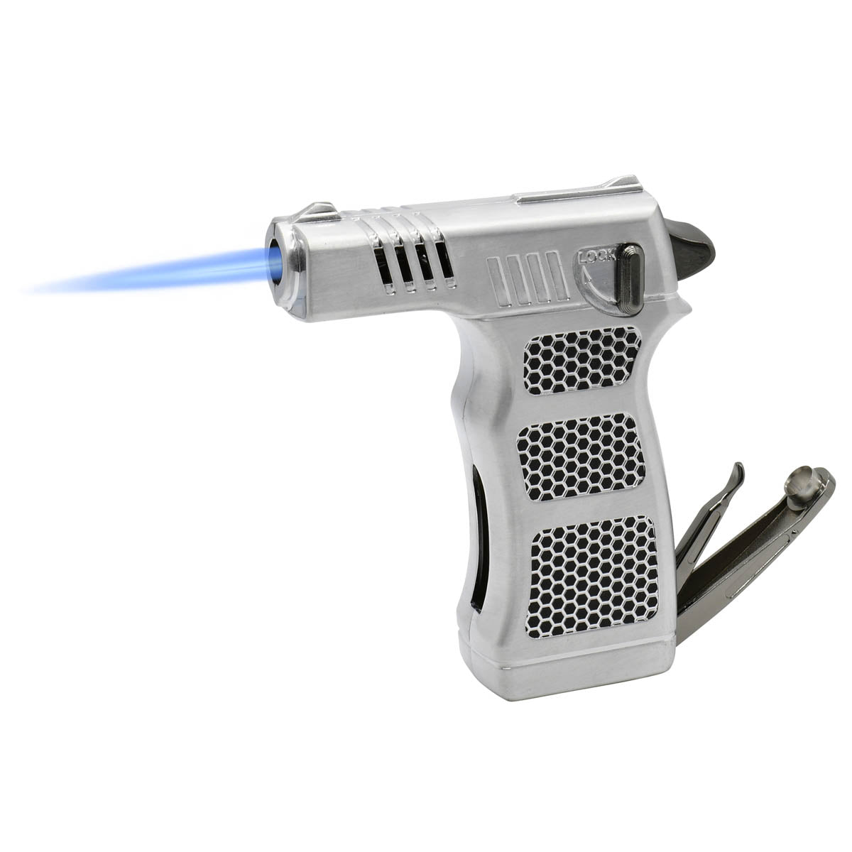 Dissim Hammer Butane TORCH Lighter - SILVER