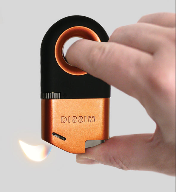 Inverted SOFT FLAME Orange Lighter (unfilled)