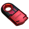 Turismo-Luxe Limited Edition Racing Series Soft-Flame Lighter Red w/ Red Race Stripes - Side View