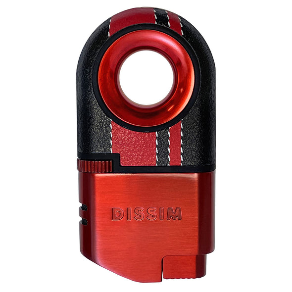 Luxury Torch Lighter Turismo-Luxe Racing Series - Red w/ Red Race Stripes