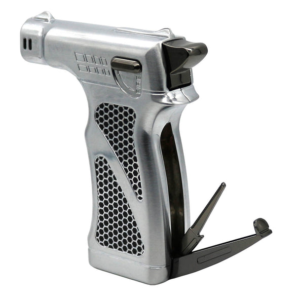 Dissim Hammer Lighter in silver finish w/ open tool kit