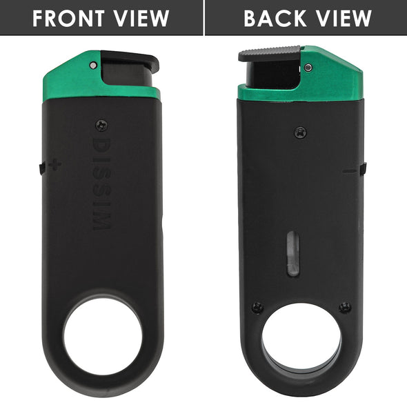Dissim Slim Torch Lighter - Green