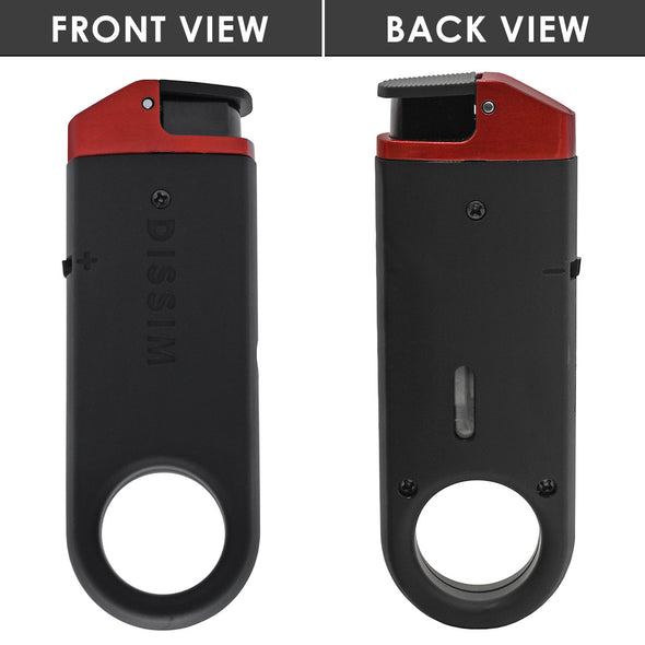 Dissim Slim Torch Lighter - Red