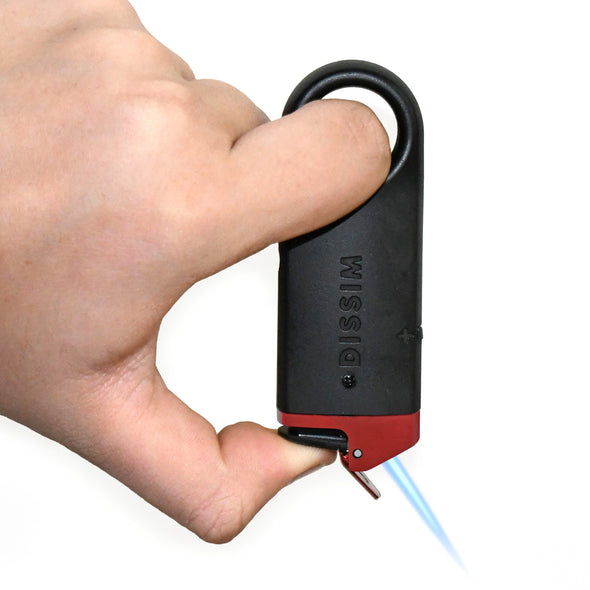 Dissim Slim Torch Lighter - Red