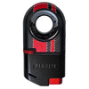 Dissim Race-Line Inverted Butane Lighter in Black with Red Stripes