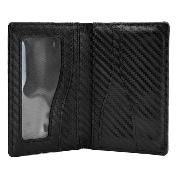 Turismo Carbon Fiber Luxury Wallet - Open